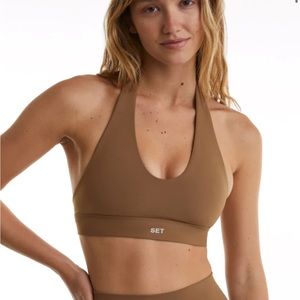 NWOT Luxform racer sports bra